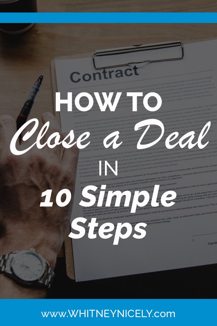 How to Close a Deal in 10 Simple Steps